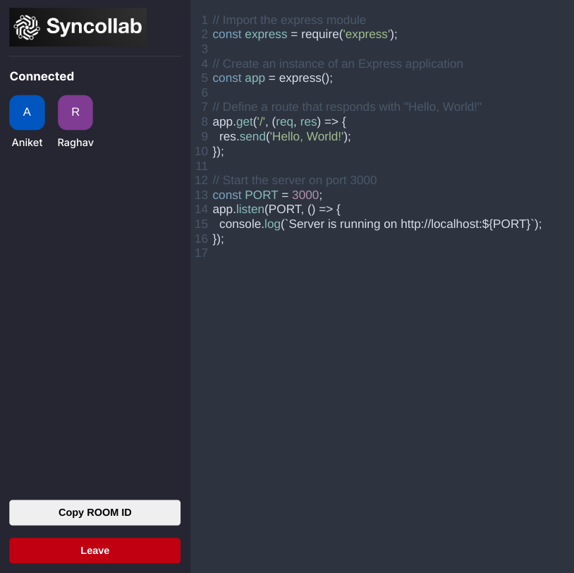 SynCollab website